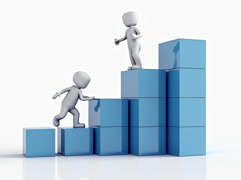 Abstract image of building blocks forming a stable structure, symbolizing company formation