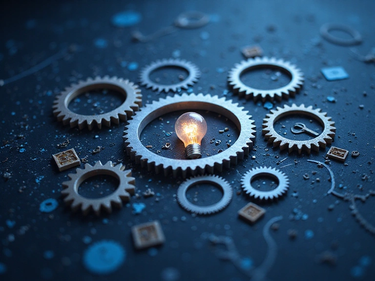 Abstract image representing creativity and legal protection for intellectual property