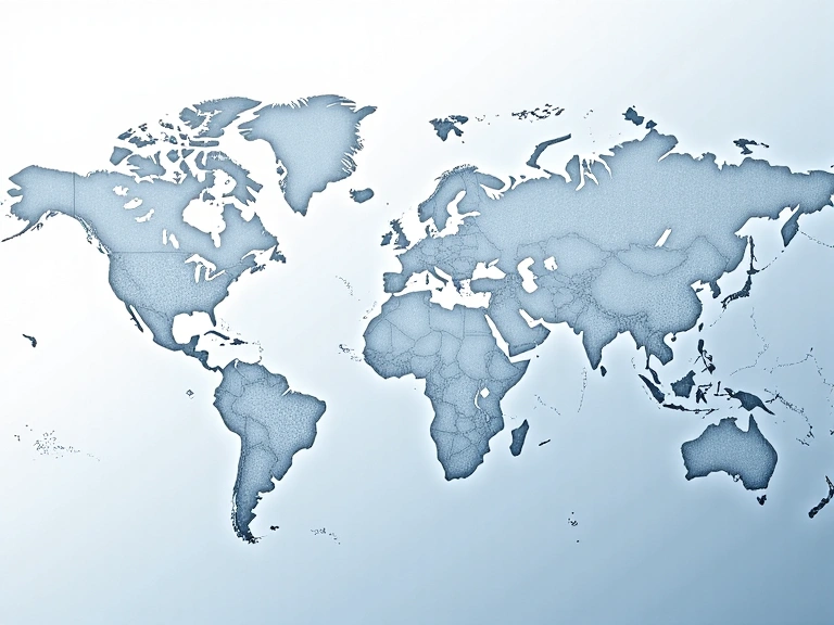 Abstract representation of global legal connections